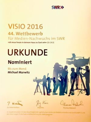 Bis Zum Mond Nominierung SWR Visio 2016